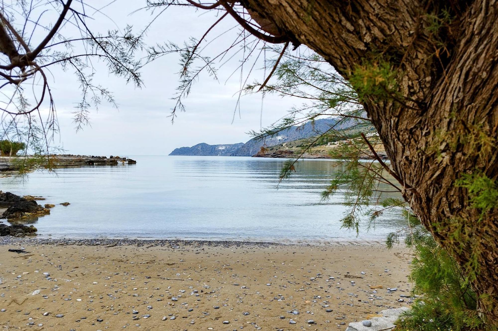 Tholos Alexandra'S Beachfront House Kavoúsion Exteriör bild